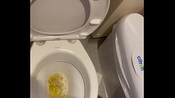 Pissing in bathroom