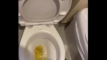 Pissing in bathroom