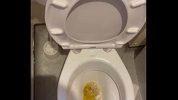 Pissing in bathroom