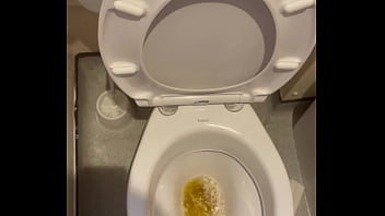 Pissing in bathroom