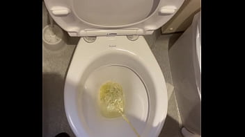 Pissing in bathroom