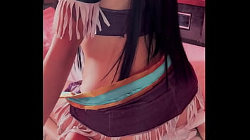 Nico robin fucks herself until she squirts wet pussy dripping cream