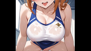 Fit ai girl rides you at the gym – creamy finish on the mat