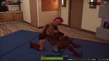 Darius vs lillith nf3d mixed kinky wrestling