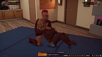 Darius vs lillith nf3d mixed kinky wrestling