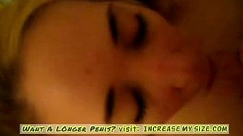 Young babe gently fuck a big cock