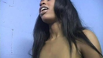 Ebony teases then gives a good blowjob 8