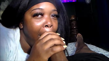 Girl sucks dick and swallows cum