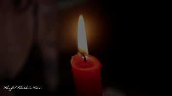 Sensual candle wax play to a true submissive