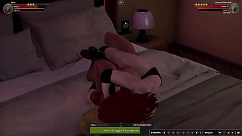 Irena vs johnny walker nf3d mixed fight mma grappling bedroom battle combat