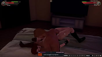 Irena vs johnny walker nf3d mixed fight mma grappling bedroom battle combat