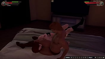 Irena vs johnny walker nf3d mixed fight mma grappling bedroom battle combat