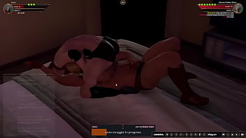 Irena vs johnny walker nf3d mixed fight mma grappling bedroom battle combat