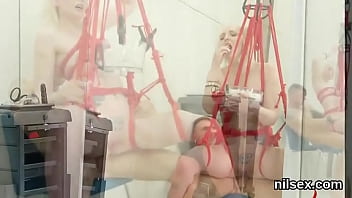 Mad cockslut gets her fuckholes spread and toughly nailed