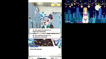 Anime girl with big tits lactating in public locker hentai gaming