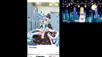 Anime girl with big tits lactating in public locker hentai gaming