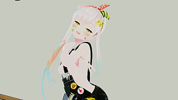 Airani lofifteen hentai hololive vtuber undress dance cupid song mmd 3d yellow eyes clip