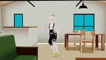 Airani lofifteen hentai hololive vtuber undress dance cupid song mmd 3d yellow eyes clip