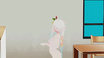 Airani lofifteen hentai hololive vtuber undress dance cupid song mmd 3d yellow eyes clip