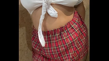 Student without panties