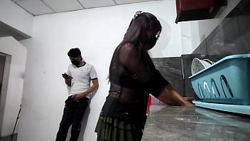 What's the neighbor doing he masturbates while looking at me like a degenerate