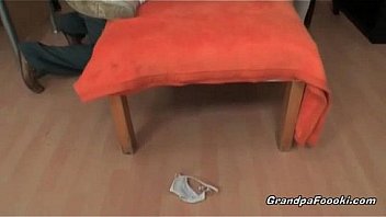 Granny and babe are sucking cock