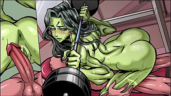 Lewd gym milf teaches us the correct position to exercise