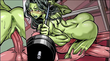 Lewd gym milf teaches us the correct position to exercise