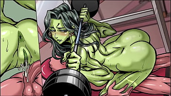 Lewd gym milf teaches us the correct position to exercise