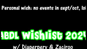 Diaperpervs 2024 abdl wishlist