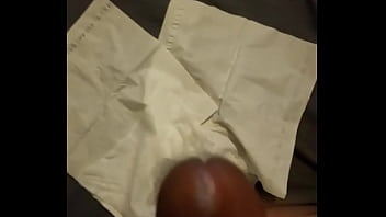 Dopedick69 masturbating on to napkins in my bed