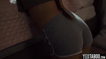 Horny mature priest anal fucks a petite innocent teen to purify her