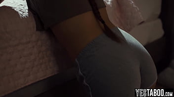 Horny mature priest anal fucks a petite innocent teen to purify her