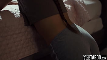 Horny mature priest anal fucks a petite innocent teen to purify her