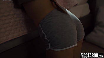 Horny mature priest anal fucks a petite innocent teen to purify her