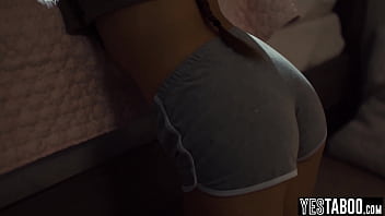 Horny mature priest anal fucks a petite innocent teen to purify her