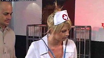 Busty nurse helps the patient to heal as soon as possible