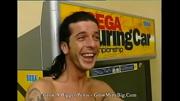 German chick fucked in the arcade