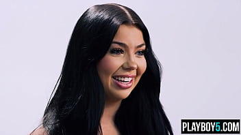 Ozzie teen with big curves does a podcast about sexuality and orgasms