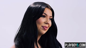 Ozzie teen with big curves does a podcast about sexuality and orgasms