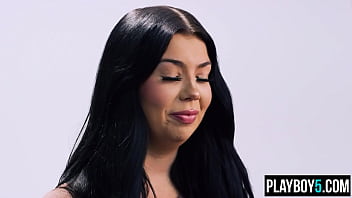 Ozzie teen with big curves does a podcast about sexuality and orgasms