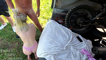 Blonde eva barbie tries hard assfucked monster cock by italian biker leo casanova