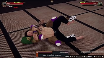 Gigi vs jennifer nf3d mixed mma combat