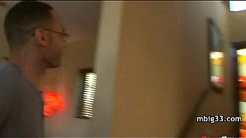 Busty girl fucks and sucks a huge black monster cock