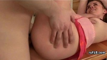 Kinky teen goes straight to hard sex