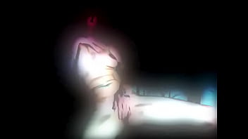 Tattooed chick masturbating with weird camera effect