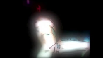 Tattooed chick masturbating with weird camera effect