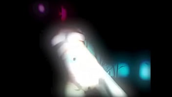 Tattooed chick masturbating with weird camera effect