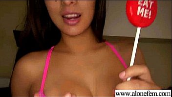 Sexy horny girl love masturbate with toys movie