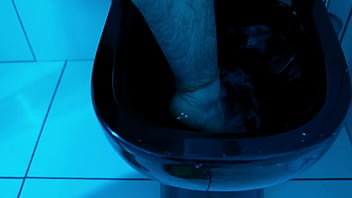 Dirty toes and soles for a snack